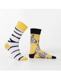 Weiße Zebra-Herrensocken SM31 – Online-Shop – Boutique